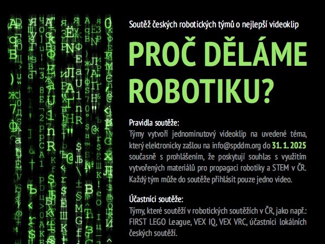 Robotika očima dětí - "Proč děláme robotiku?"