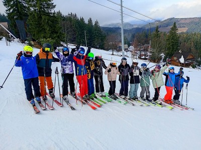 Lyžařský výcvik na Kasárnách