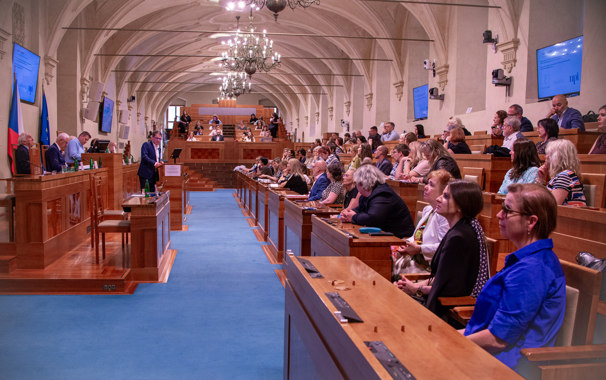 Pracovní návštěva učitele Bohuslava Sedláčka na půdě Senátu ČR