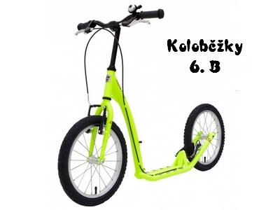 Výlet 6.B na koloběžkách