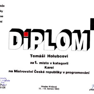 Celostátní kolo soutěže v programování 1993