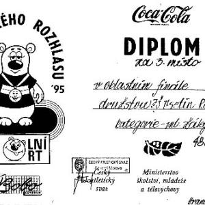Krajské kolo Poháru rozhlasu  1995