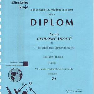 Krajské kolo matematické olympiády 2004